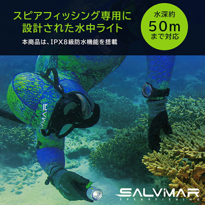 Salvimar サルビマー 水中ライト 340ルーメン 水深50m対応 LECOLED