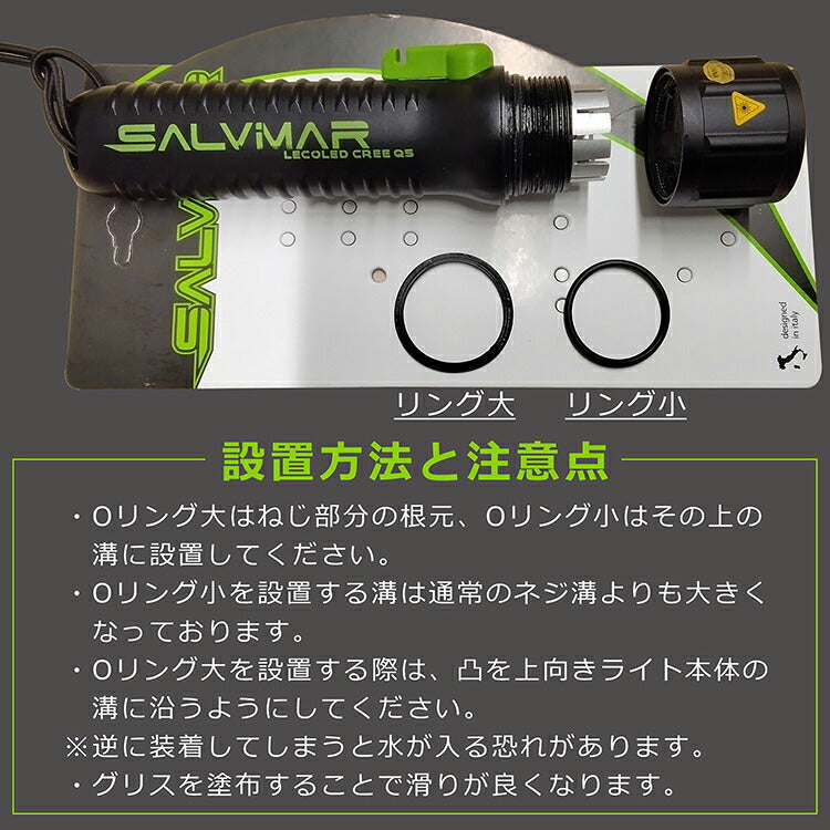Salvimar サルビマー 水中ライト 340ルーメン 水深50m対応 LECOLED