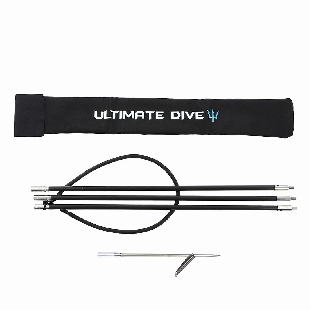 Ultimate Dive 魚突き 手銛セット カーボン シングル銛先 3ピース 210cm