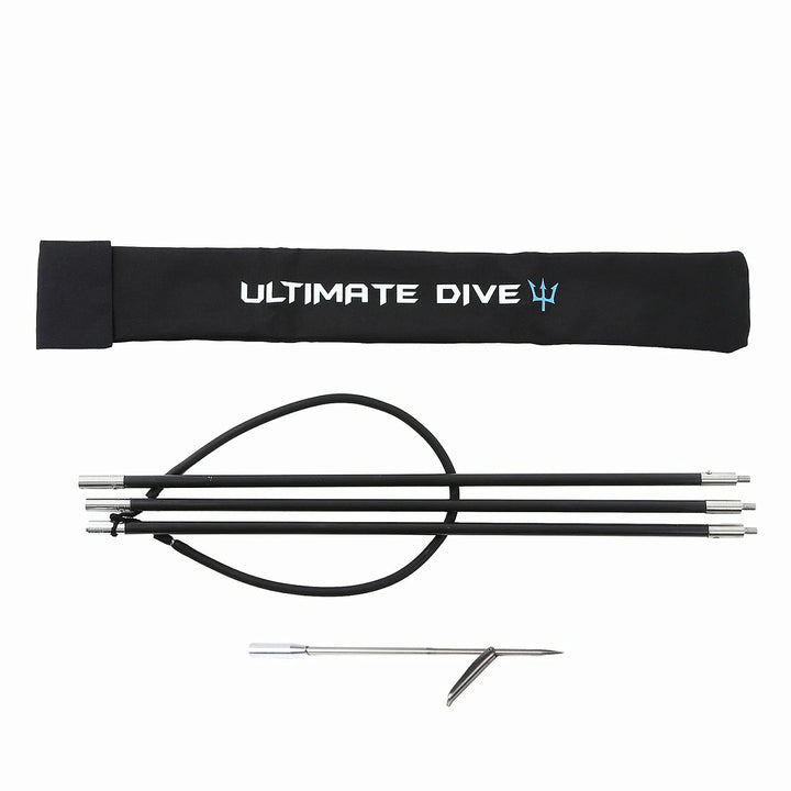 Ultimate Dive 魚突き 手銛セット カーボン シングル銛先 3ピース 210cm