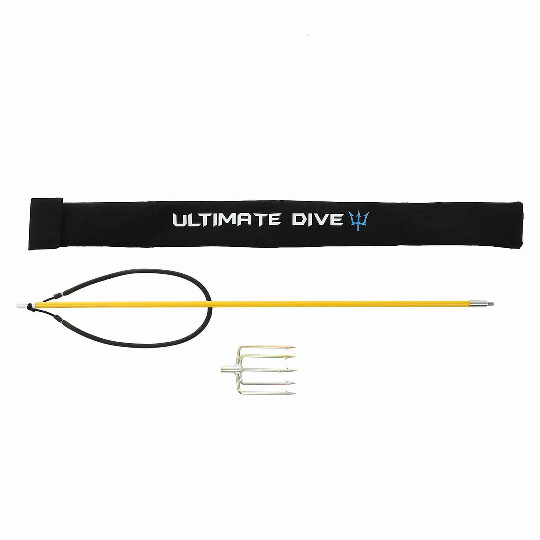 Ultimate Dive 魚突き 手銛セット グラスファイバー 5又銛先 1ピース 105cm