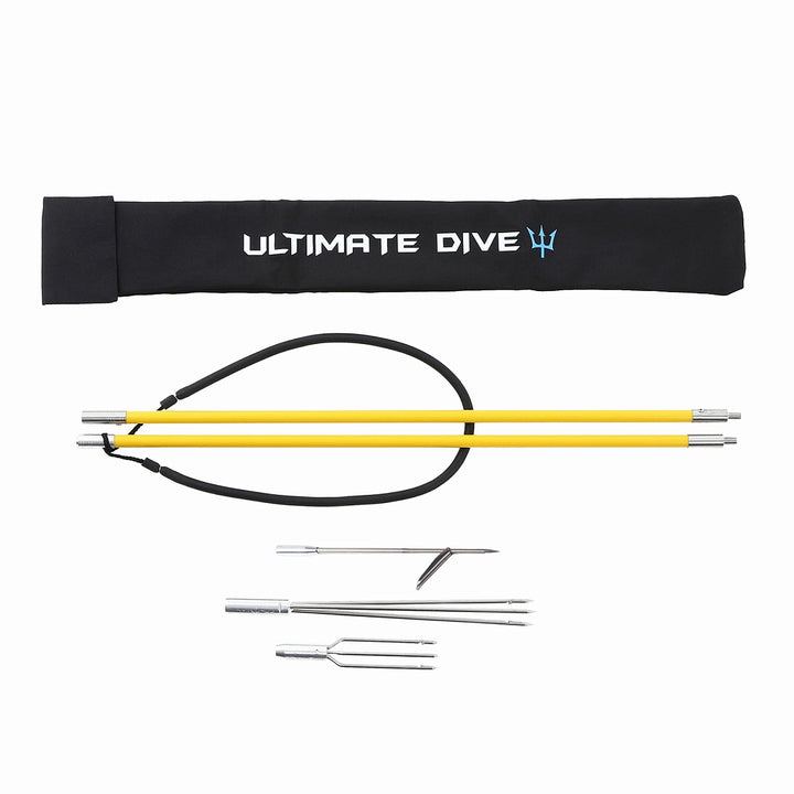 Ultimate Dive 魚突き手銛入門 6点セット グラスファイバー 2ピース 150cm