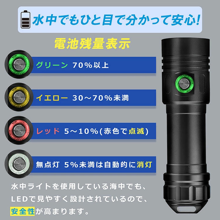 SPEAR SEALS 水中ライト 1200ルーメン