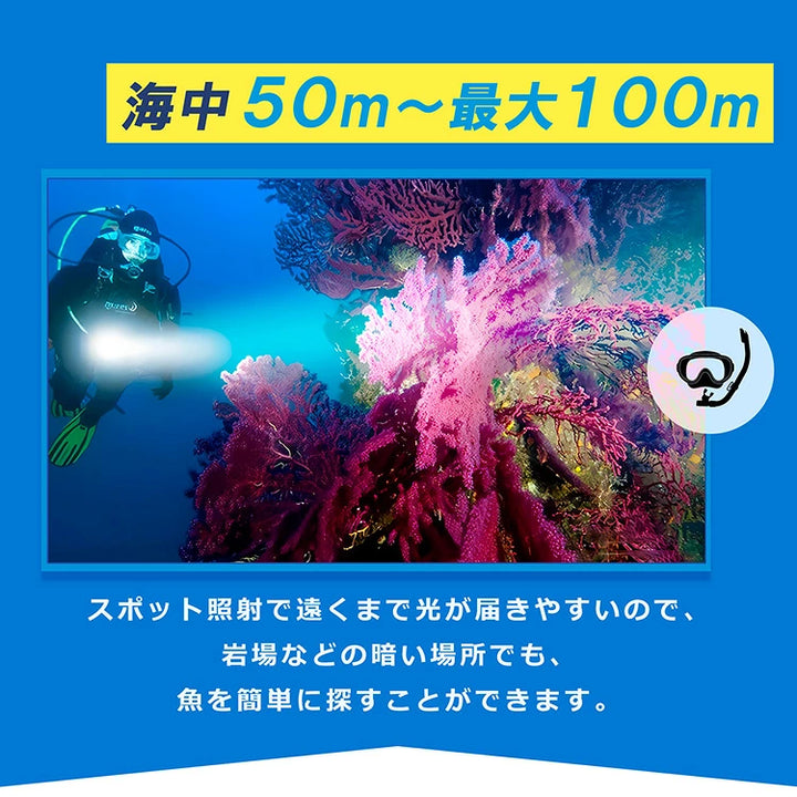 SPEAR SEALS 水中ライト 1200ルーメン