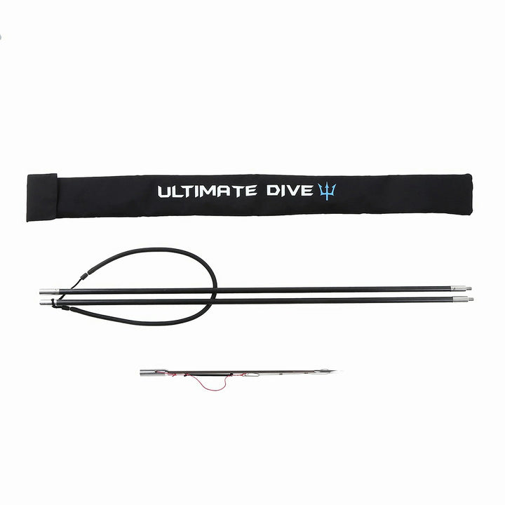Ultimate Dive 魚突き手銛セット ヘビーカーボン チョッキ銛 2ピース 225cm