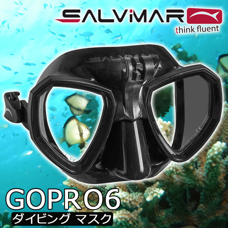 サルビマー シュノーケル ゴーグル マスク TRINITY GoPro対応