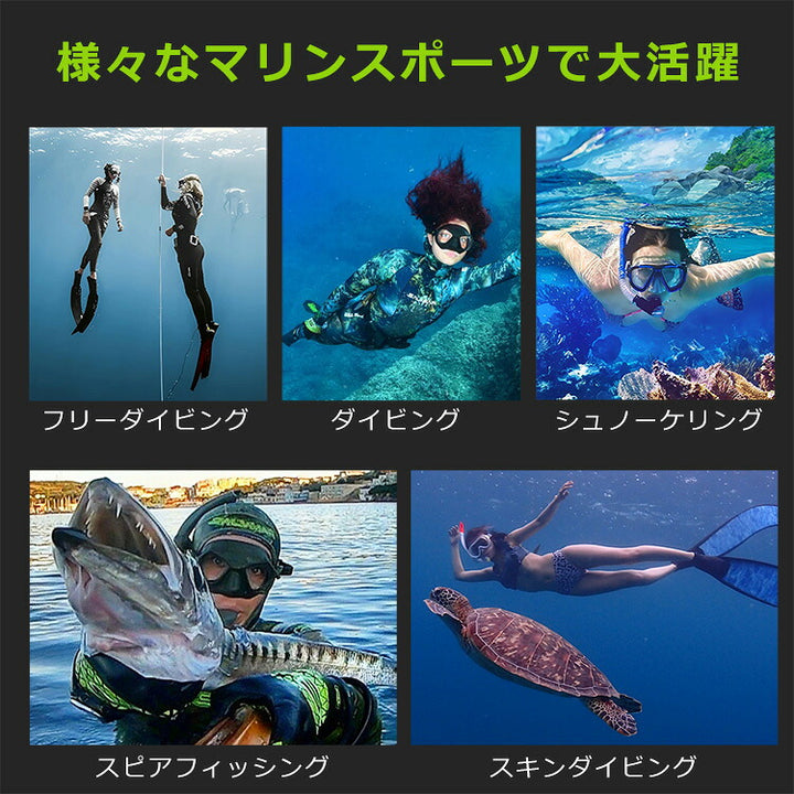 サルビマー シュノーケル ゴーグル マスク TRINITY GoPro対応