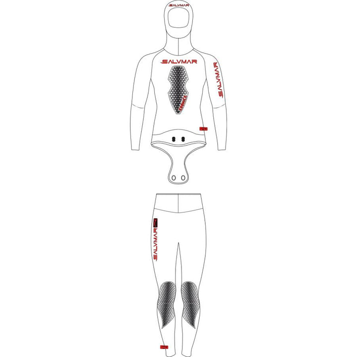 サルビマー ウエットスーツ クロミック 厚み5.5mm S～XXL 2ピース