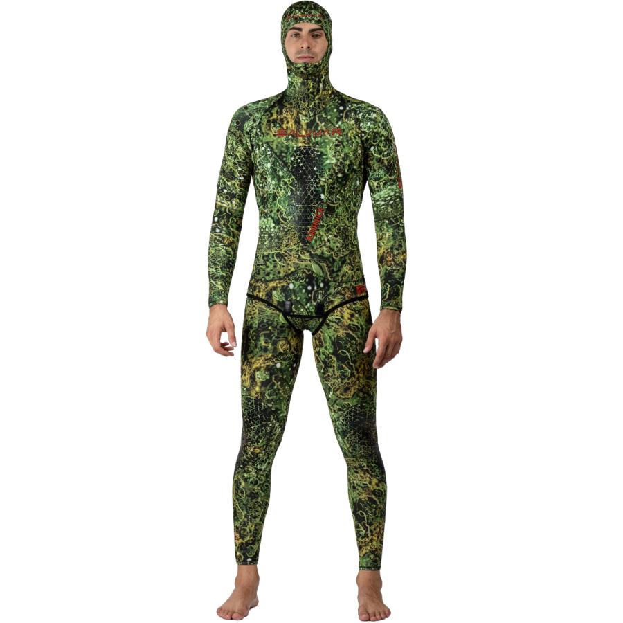 サルビマー ウエットスーツ クロミック 厚み5.5mm S～XXL 2ピース