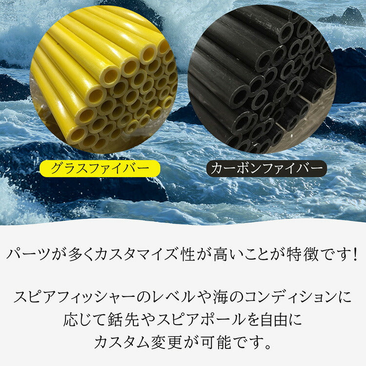 Ultimate Dive アルティメットダイブ カーボンポールファイバー 90cm エンド